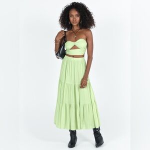 Princess Polly Allie Set - Lime